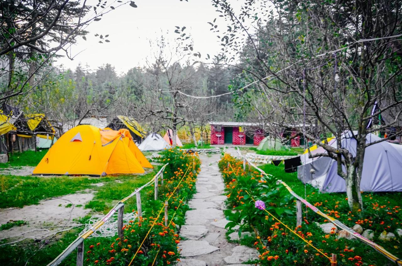 Himtrek Riverside Camps & Hostel Manali Exteriör bild